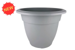 Whitefurze 55cm Round Grey Bell Planter
